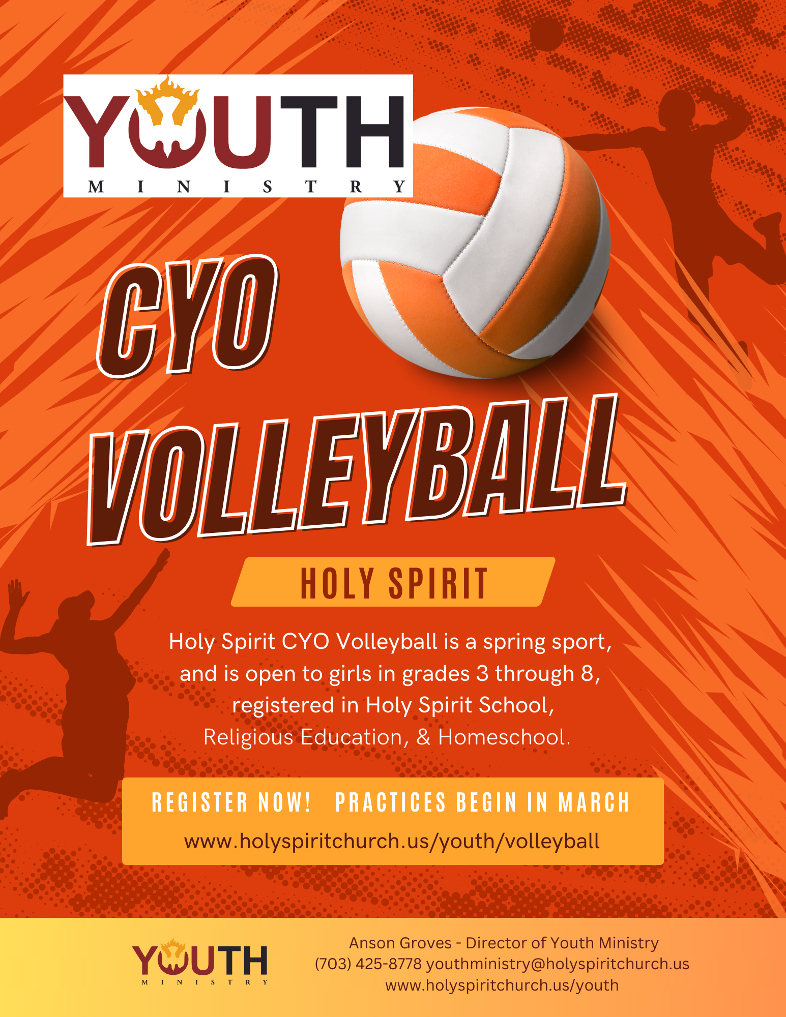 CYO Spring 2025 Sports Registration Opening Soon! - Holy Spirit Parish