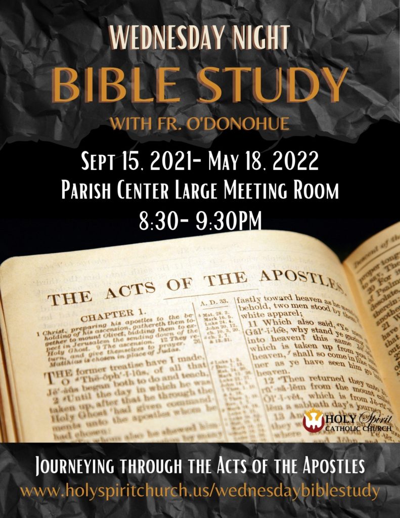 Wednesday-Bible-Study-2021- Holy Spirit Parish